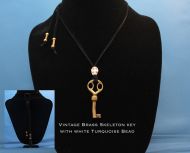 Vintage Brass Skeleton Key